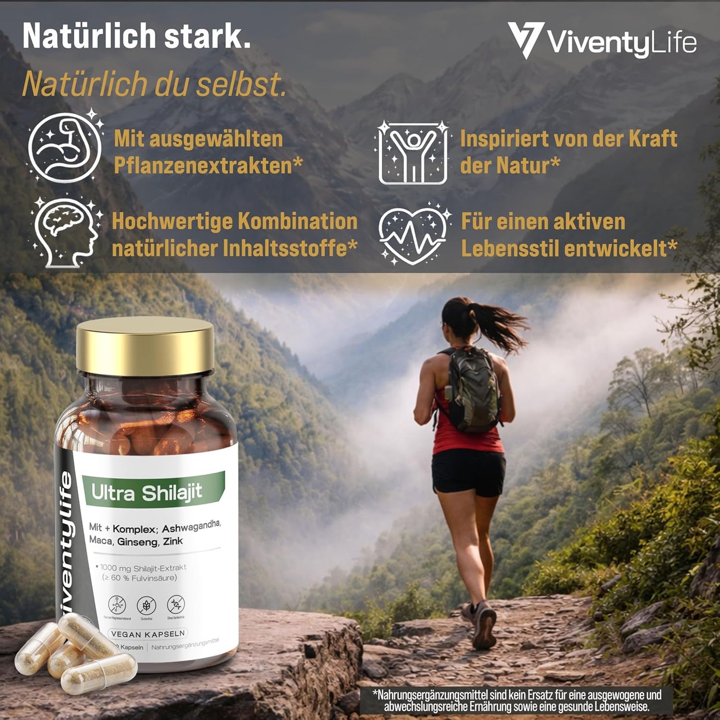 1000mg Shilajt Komplex 120 Vegan Kapseln