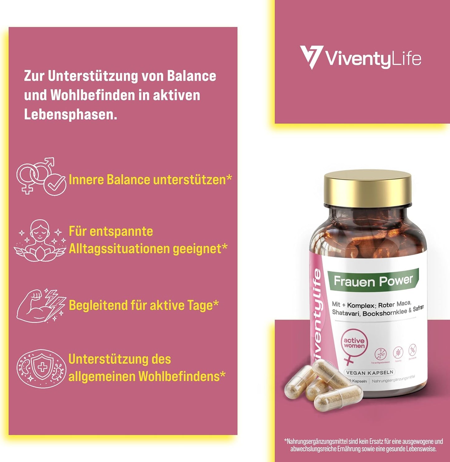 Roter Maca Komplex 120 Vegan Kapseln
