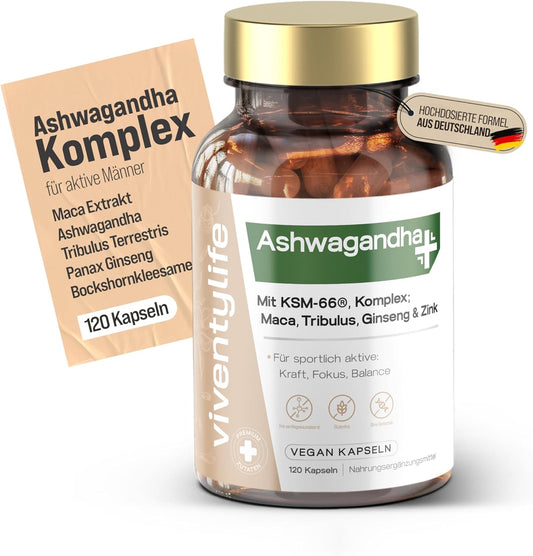 Ashwagandha KSM-66® Komplex 120 Kapseln