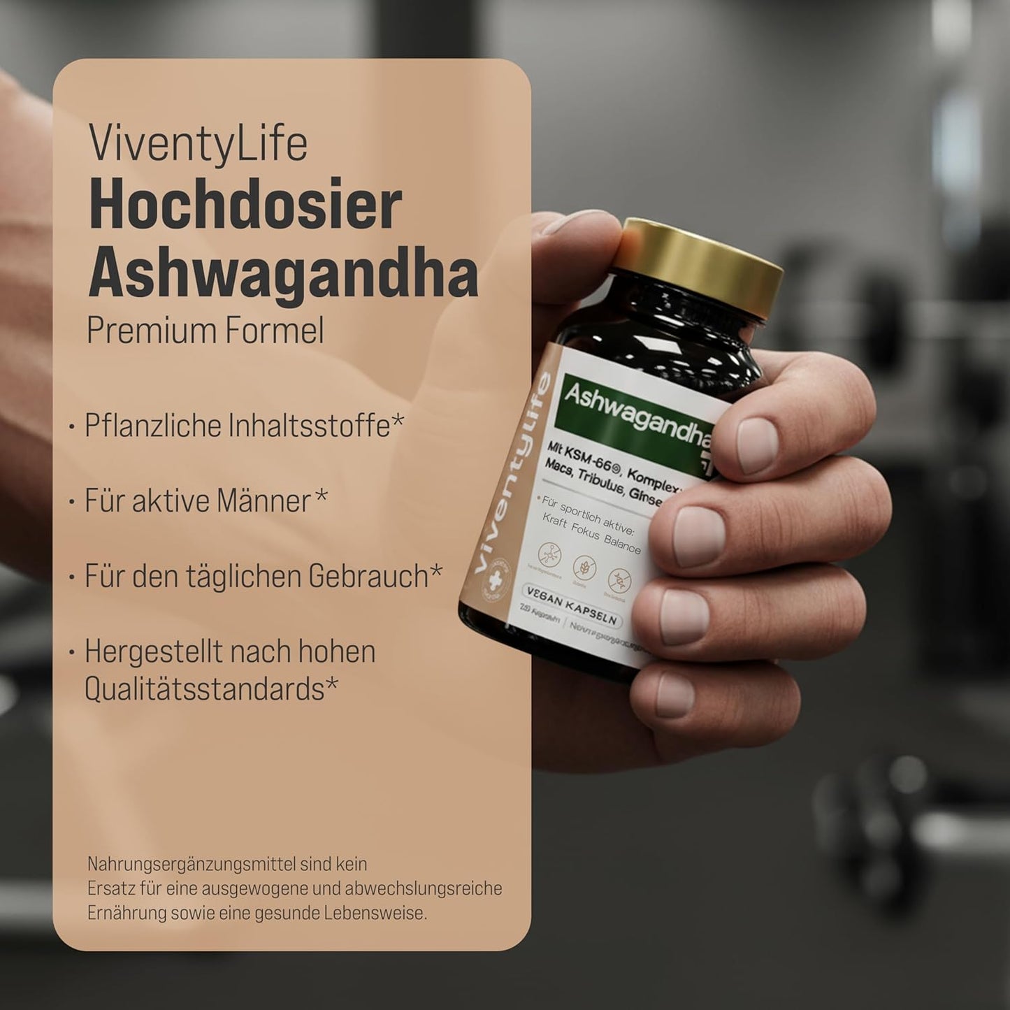 Ashwagandha KSM-66® Komplex 120 Kapseln