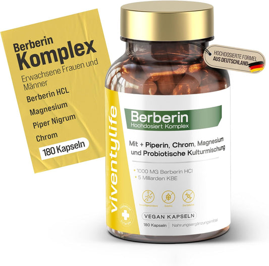 1000mg Berberin Komplex 180 Vegan Kapseln