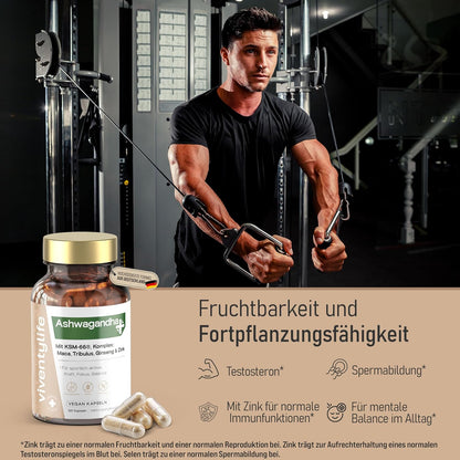 Ashwagandha KSM-66® Komplex 120 Kapseln
