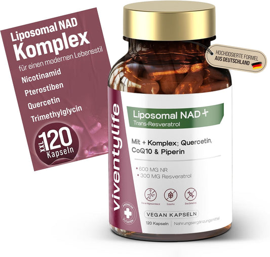 Liposomal NAD+ Komplex 120 Vegan Kapseln