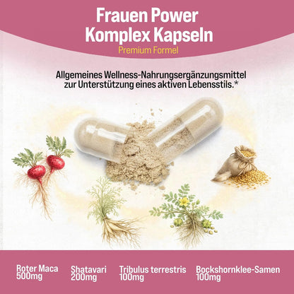 Roter Maca Komplex 120 Vegan Kapseln