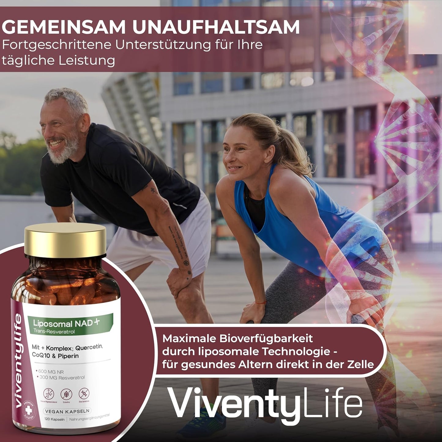Liposomal NAD+ Komplex 120 Vegan Kapseln