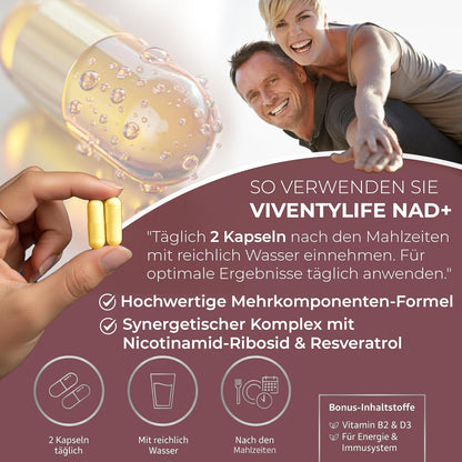 Liposomal NAD+ Komplex 120 Vegan Kapseln
