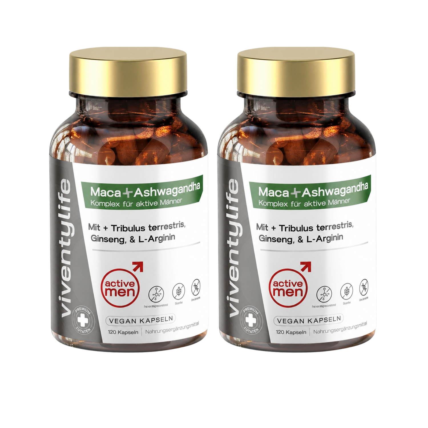 Active Men Maca Komplex für Männer TESTOSTERONSPIEGELS¹ Kapseln